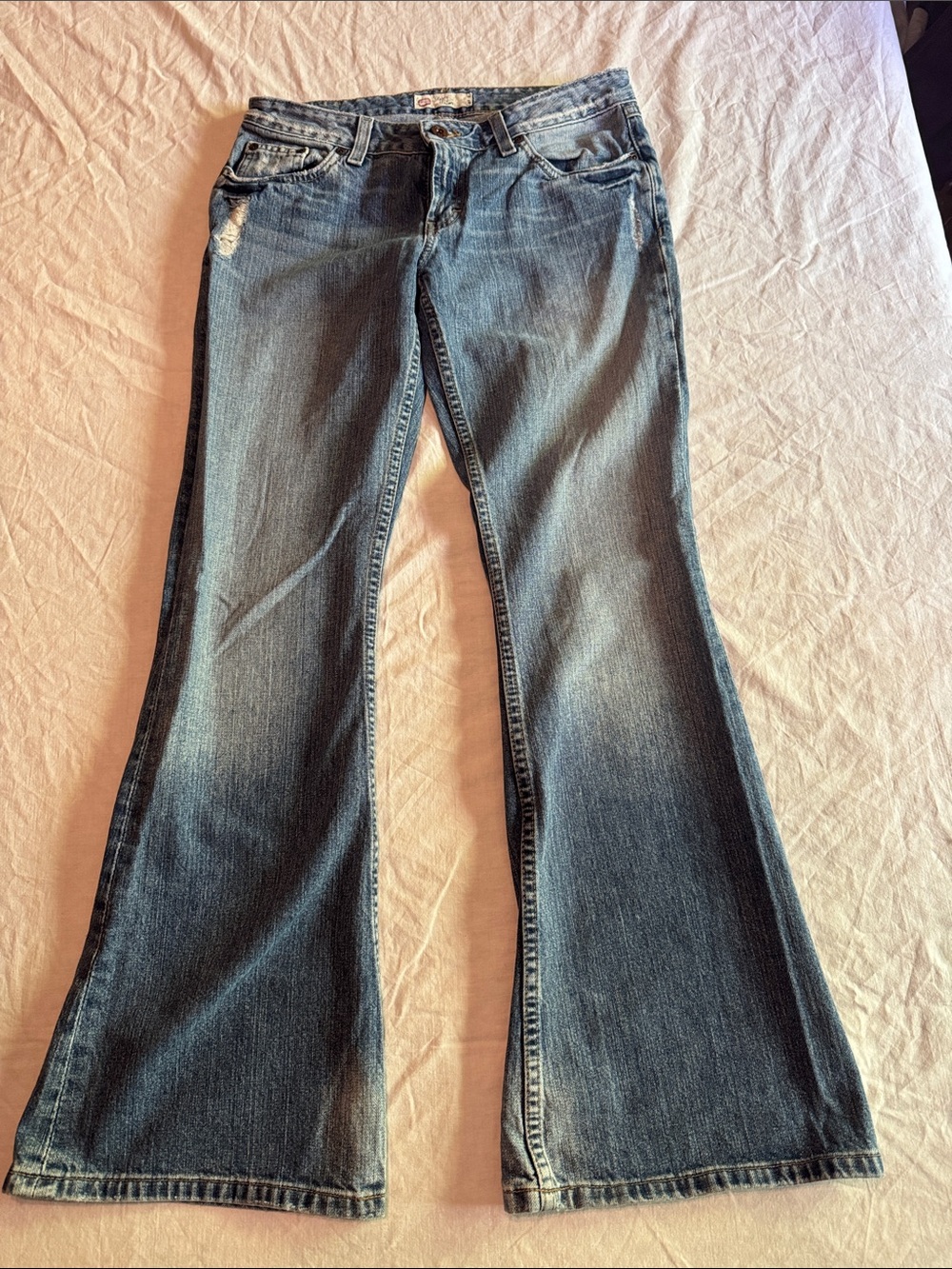 BKE Women’s Blue Flare Jeans